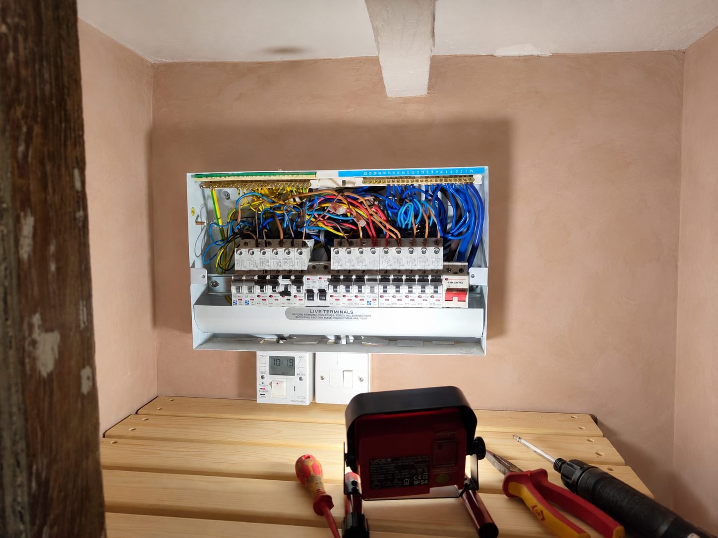 Fuse Box Repairs electrician at work